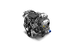 Image of the all-new 6.6L Duramax diesel engine, available in the 2017 Sierra 2500HD pickup truck.
